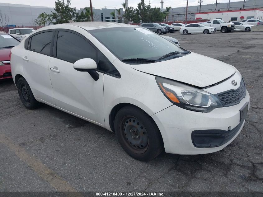 VIN KNADM4A38E6382365 2014 KIA Rio, LX no.1