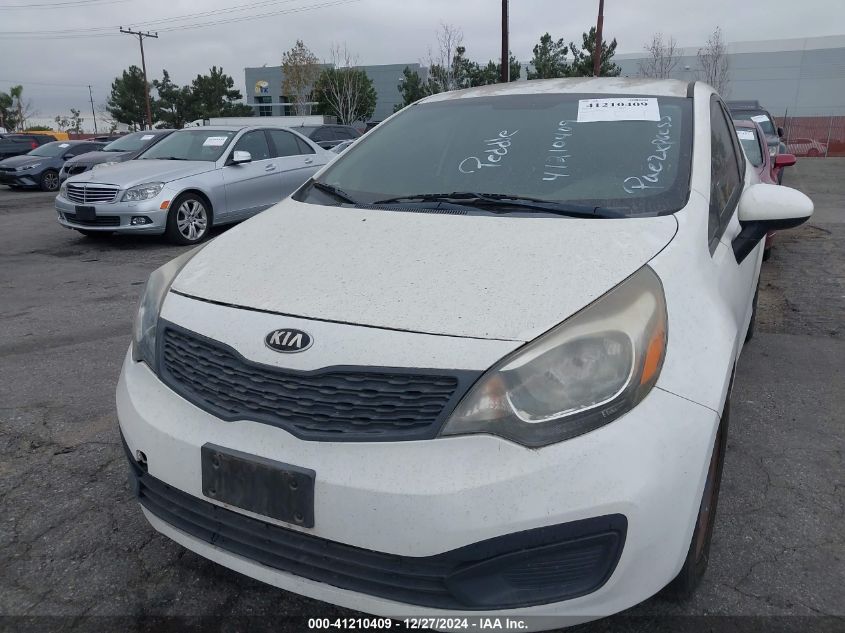 VIN KNADM4A38E6382365 2014 KIA Rio, LX no.6