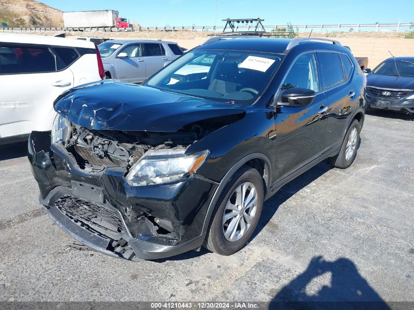 VIN KNMAT2MT0FP517701 2015 Nissan Rogue, SV no.2