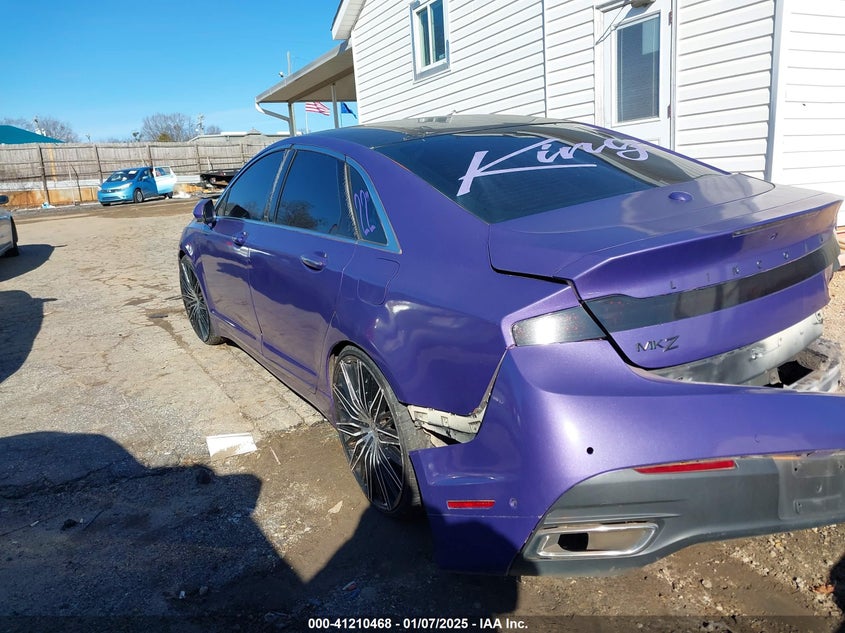 2013 LINCOLN MKZ VIN: 3LN6L2GK6DR829144