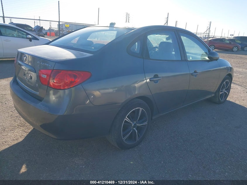 2009 HYUNDAI ELANTRA VIN: KMHDU46D59U642688