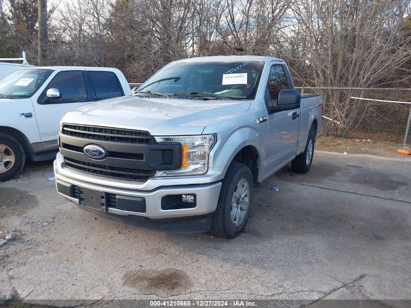 VIN 1FTMF1CB1JKE13683 2018 Ford F-150, XL no.2