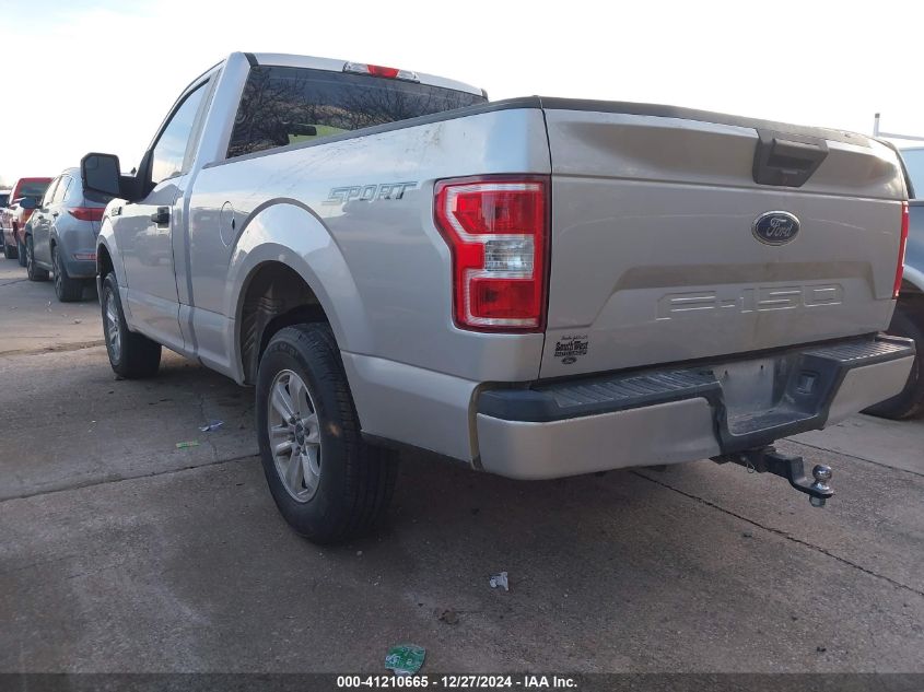 VIN 1FTMF1CB1JKE13683 2018 Ford F-150, XL no.3