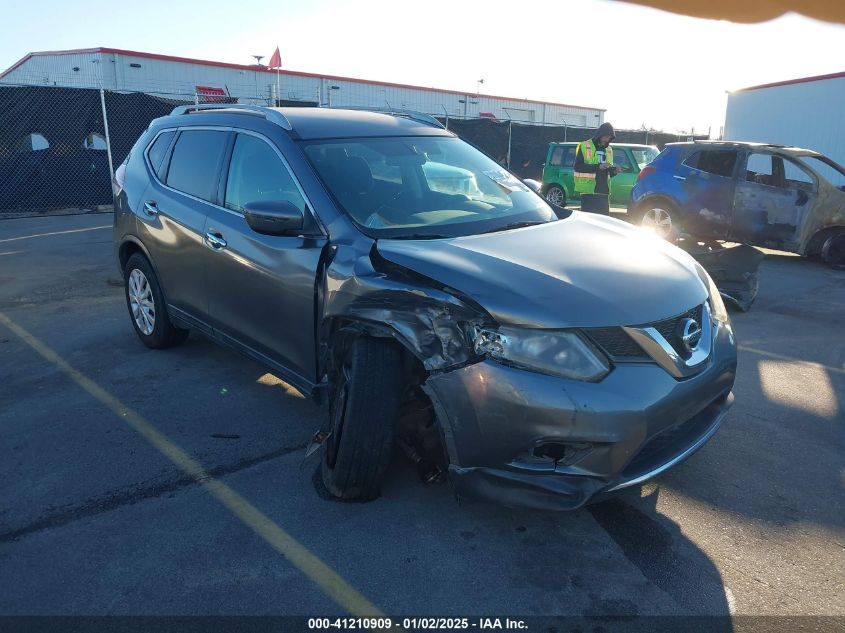 VIN 5N1AT2MTXGC813362 2016 Nissan Rogue, S no.1