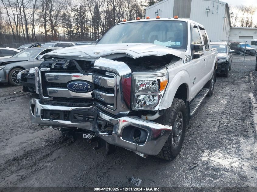 2014 Ford F-250 Lariat VIN: 1FT7W2BT8EEB71721 Lot: 41210925