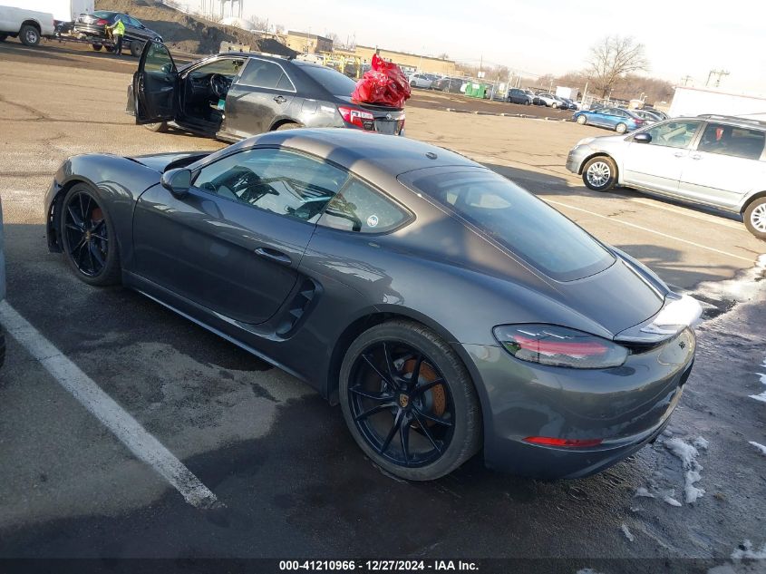 2019 Porsche 718 Cayman VIN: WP0AA2A80KS260990 Lot: 41210966