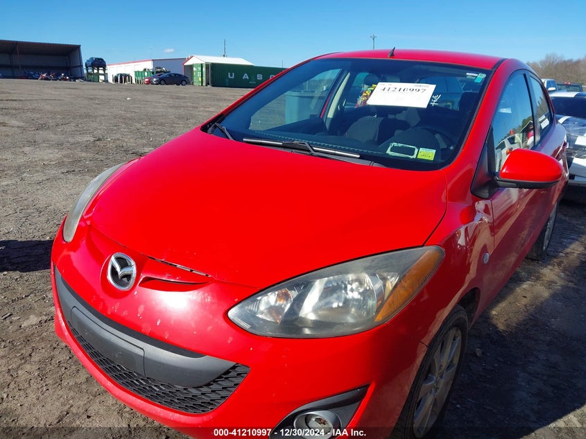 Vin: jm1de1hz5b0121038, lot: 41701308, mazda mazda2 touring 20112