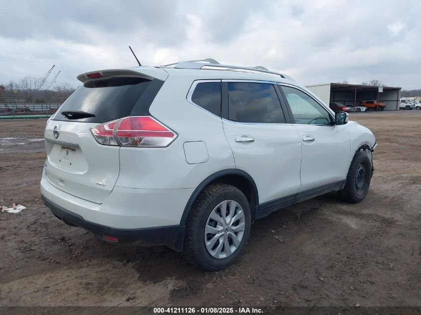 VIN KNMAT2MV6GP617742 2016 Nissan Rogue, S no.4