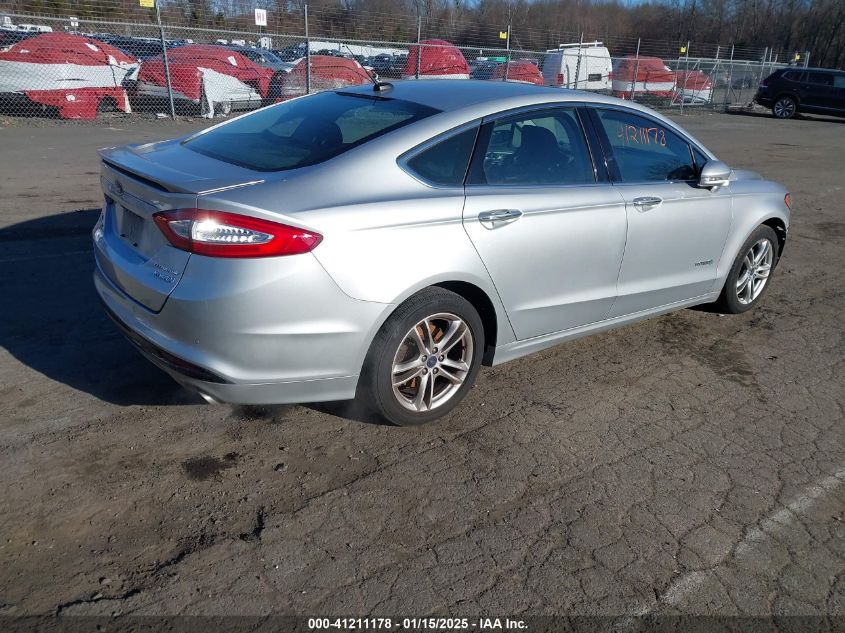 VIN 3FA6P0RU3FR245918 2015 Ford Fusion, Hybrid Tita... no.4