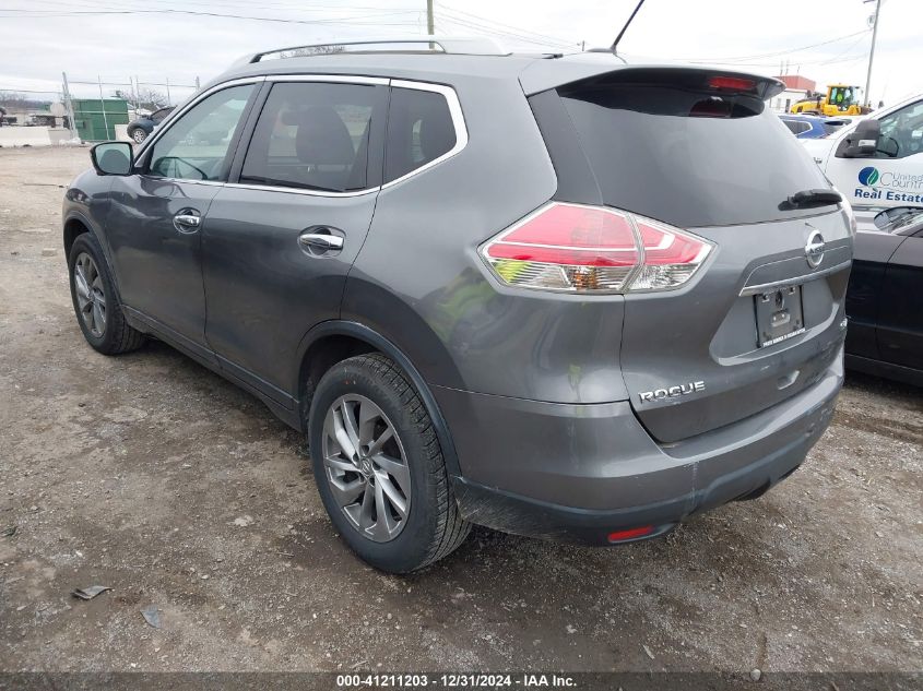 VIN 5N1AT2MV8FC822626 2015 Nissan Rogue, SL no.3