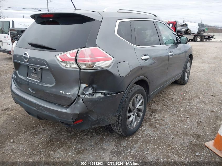 VIN 5N1AT2MV8FC822626 2015 Nissan Rogue, SL no.4