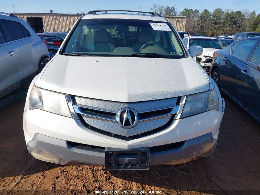 2009 Acura Mdx Technology Package VIN: 2HNYD28619H526216 Lot: 41211209
