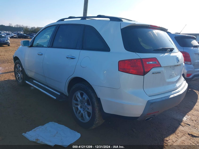 2HNYD28619H526216 2009 ACURA MDX photo no. 3