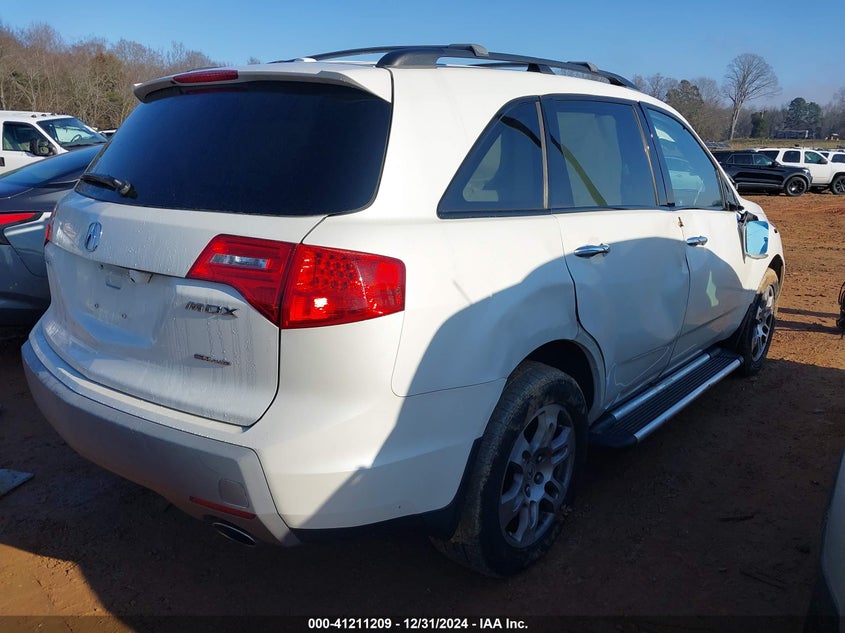 2HNYD28619H526216 2009 ACURA MDX photo no. 4