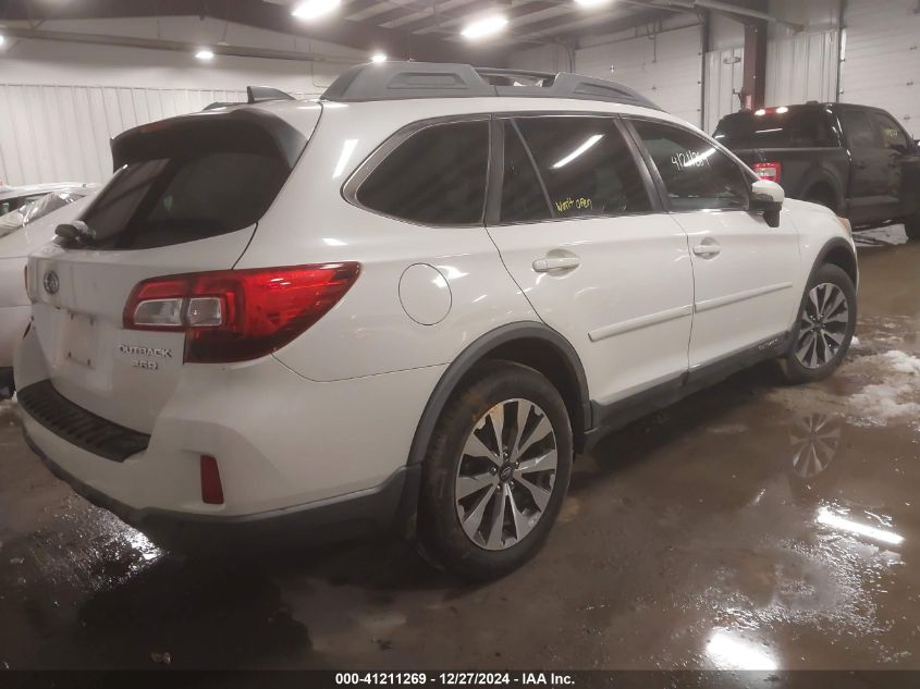 VIN 4S4BSENC2H3367278 2017 SUBARU OUTBACK no.4