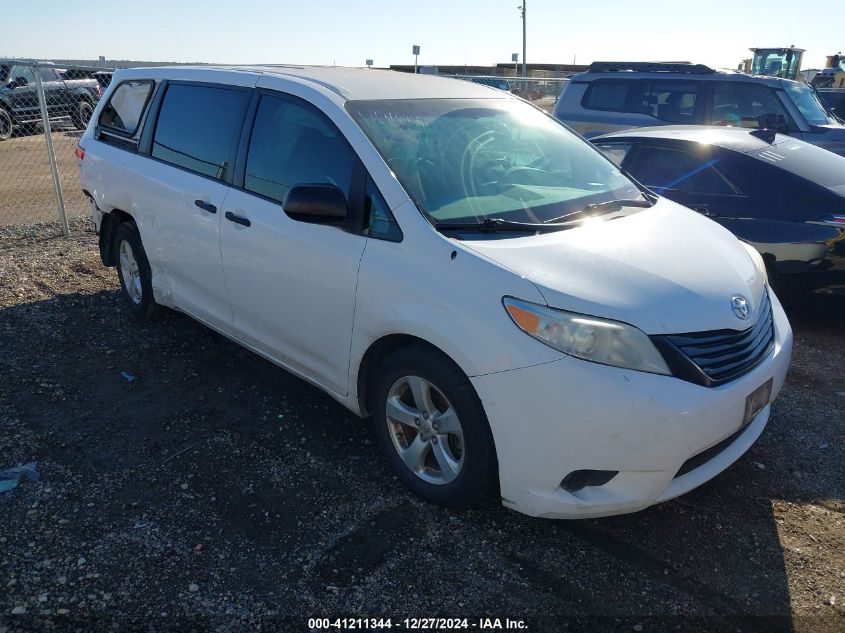 VIN 5TDZK3DC4ES467966 2014 TOYOTA SIENNA no.1