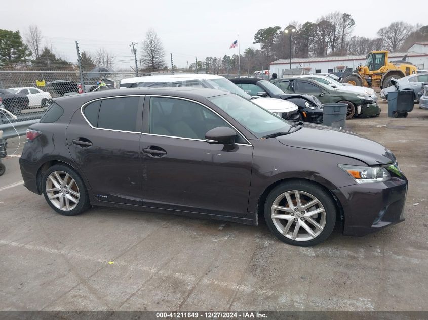 VIN JTHKD5BH1E2190771 2014 Lexus CT, 200H no.13