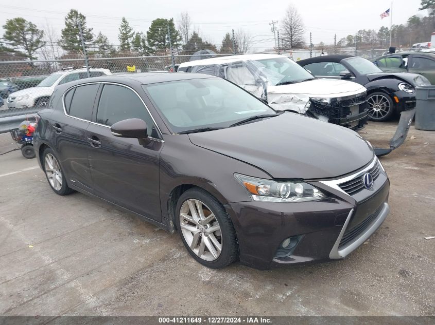 VIN JTHKD5BH1E2190771 2014 Lexus CT, 200H no.1