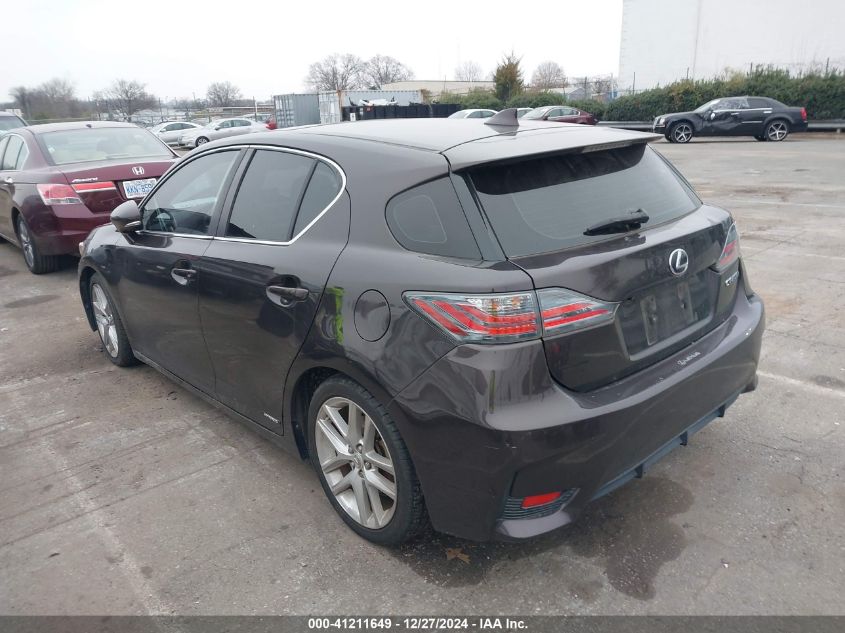 VIN JTHKD5BH1E2190771 2014 Lexus CT, 200H no.3