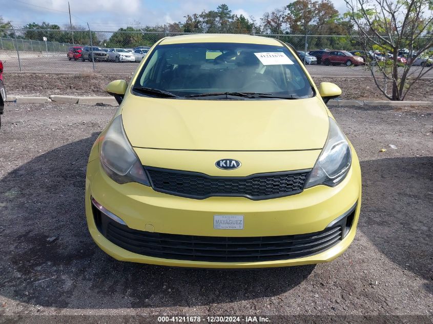 VIN KNADM4A36G6665544 2016 KIA Rio, LX no.12