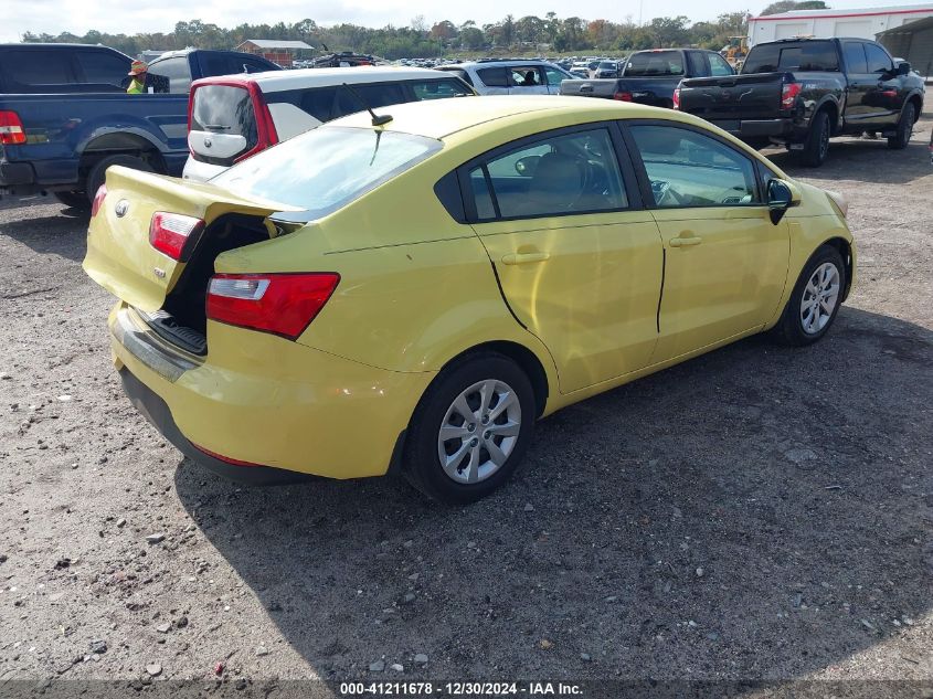 VIN KNADM4A36G6665544 2016 KIA Rio, LX no.4