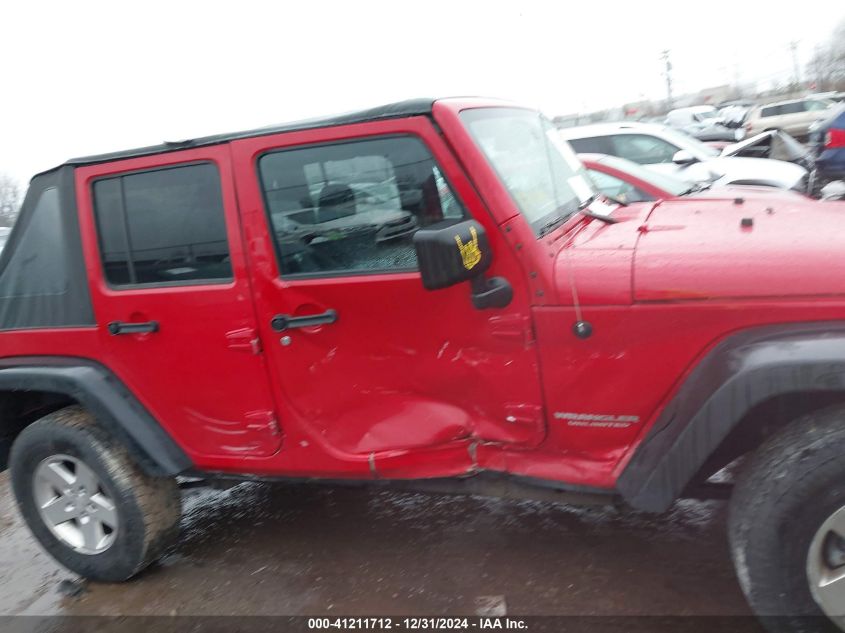 2012 Jeep Wrangler Unlimited Sport VIN: 1C4BJWDG7CL214454 Lot: 41211712