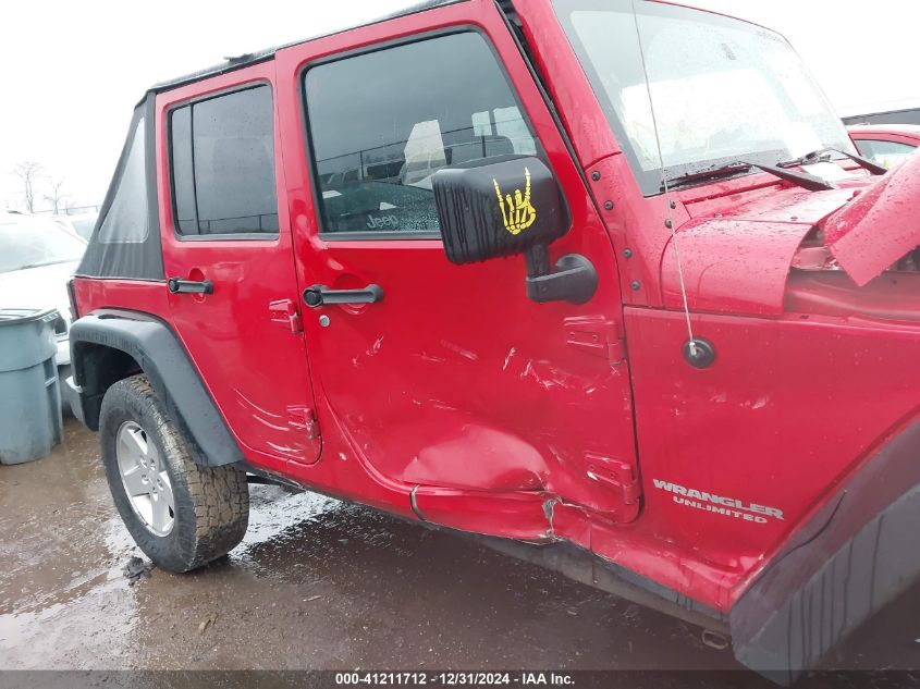 2012 Jeep Wrangler Unlimited Sport VIN: 1C4BJWDG7CL214454 Lot: 41211712