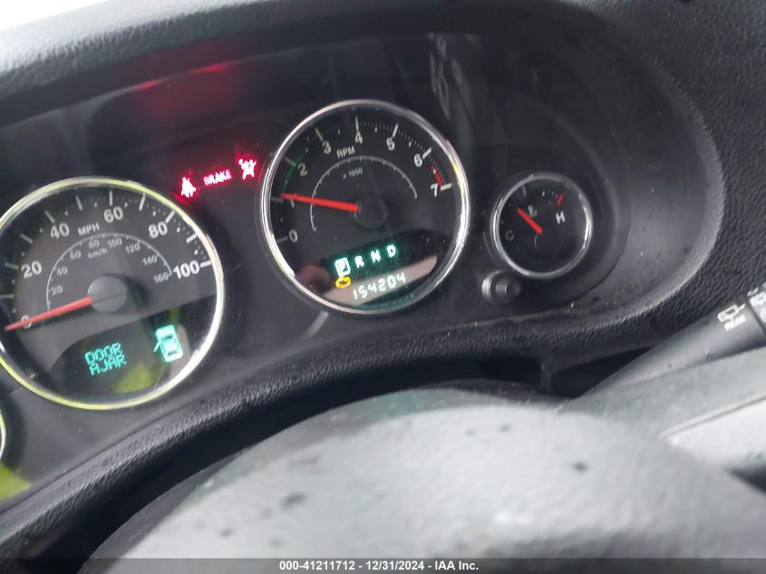 2012 Jeep Wrangler Unlimited Sport VIN: 1C4BJWDG7CL214454 Lot: 41211712