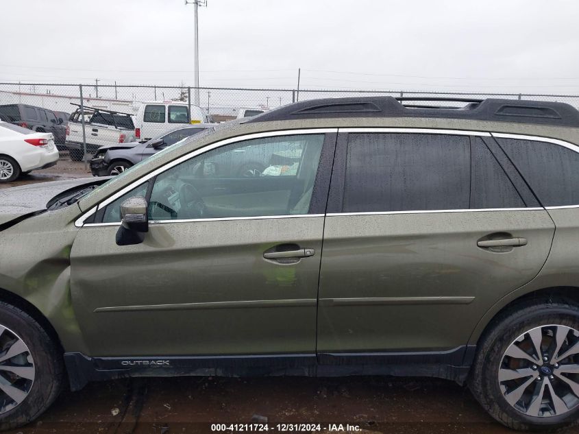 VIN 4S4BSBLCXF3211178 2015 Subaru Outback, 2.5I Lim... no.14