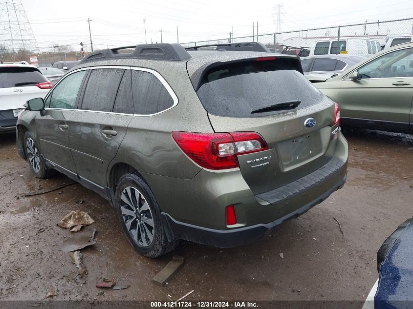 VIN 4S4BSBLCXF3211178 2015 Subaru Outback, 2.5I Lim... no.3