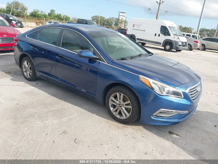 VIN 5NPE24AF0FH031187 2015 Hyundai Sonata, SE no.1