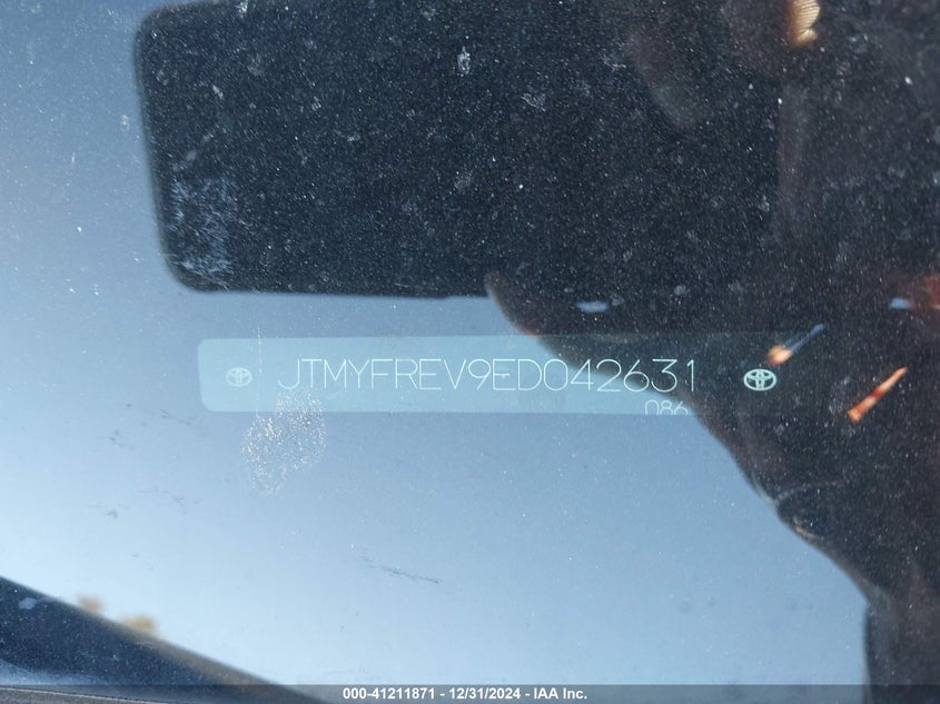 2014 TOYOTA RAV4 LIMITED - JTMYFREV9ED042631