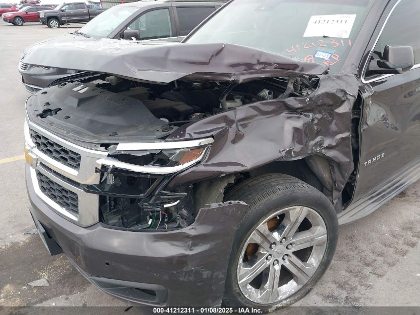 2015 Chevrolet Tahoe Lt VIN: 1GNSCBEC9FR116179 Lot: 41212311