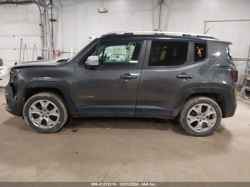 2016 Jeep Renegade Limited VIN: ZACCJBDT0GPC77584 Lot: 41212314