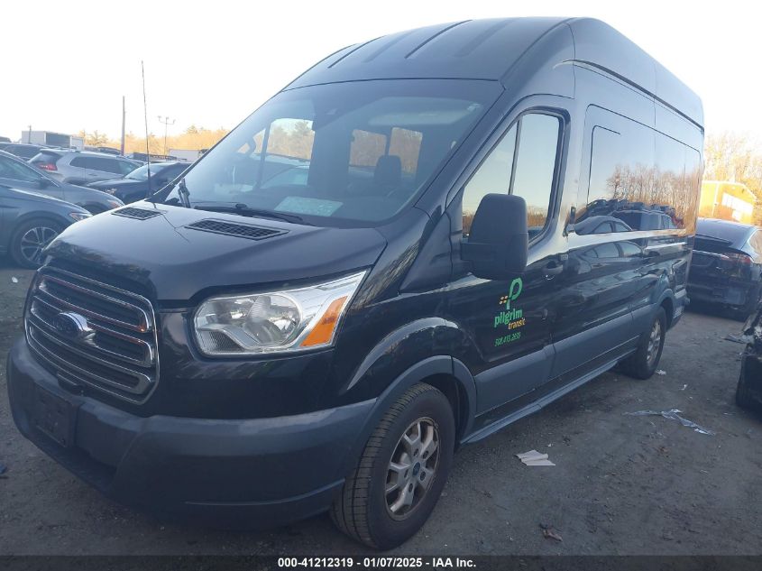 2015 Ford Transit-350 Xlt VIN: 1FBAX2XV9FKA22108 Lot: 41212319