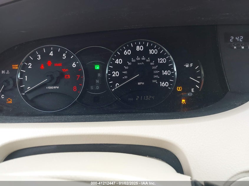 2008 TOYOTA AVALON VIN: 4T1BK36B78U289553