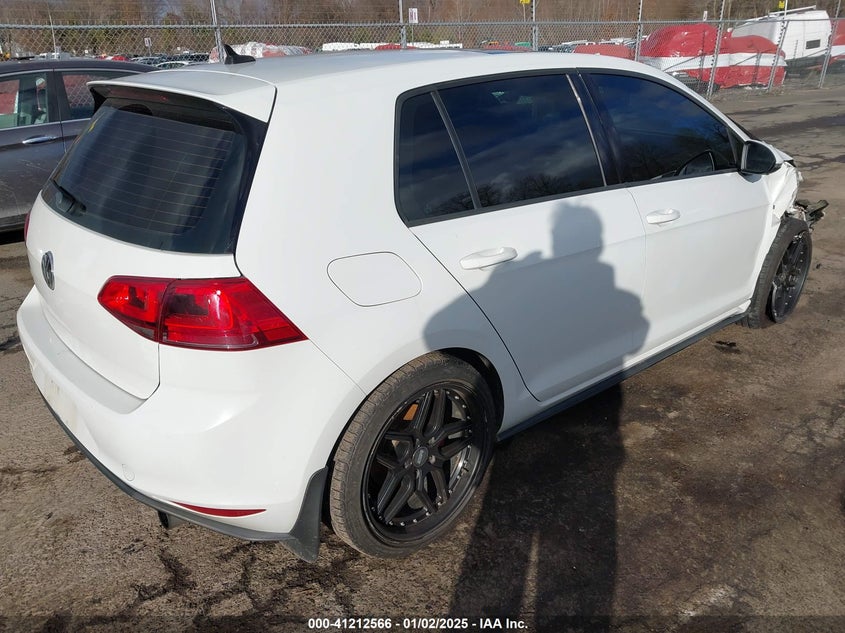 2016 VOLKSWAGEN GOLF GTI AUTOBAHN 4-DOOR - 3VW4T7AU7GM002125
