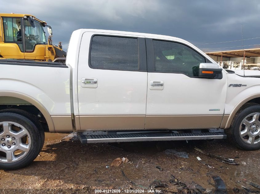 2013 FORD F-150 LARIAT - 1FTFW1ET7DFD39505