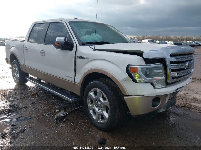 2013 FORD F-150 LARIAT - 1FTFW1ET7DFD39505