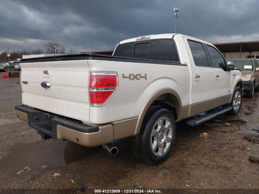 2013 FORD F-150 LARIAT - 1FTFW1ET7DFD39505