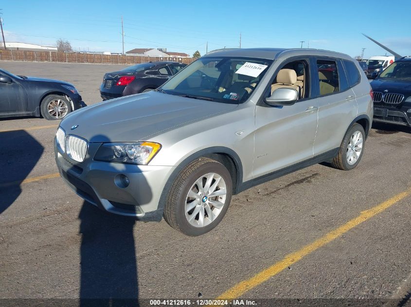 VIN 5UXWX9C50D0D01232 2013 BMW X3 no.2