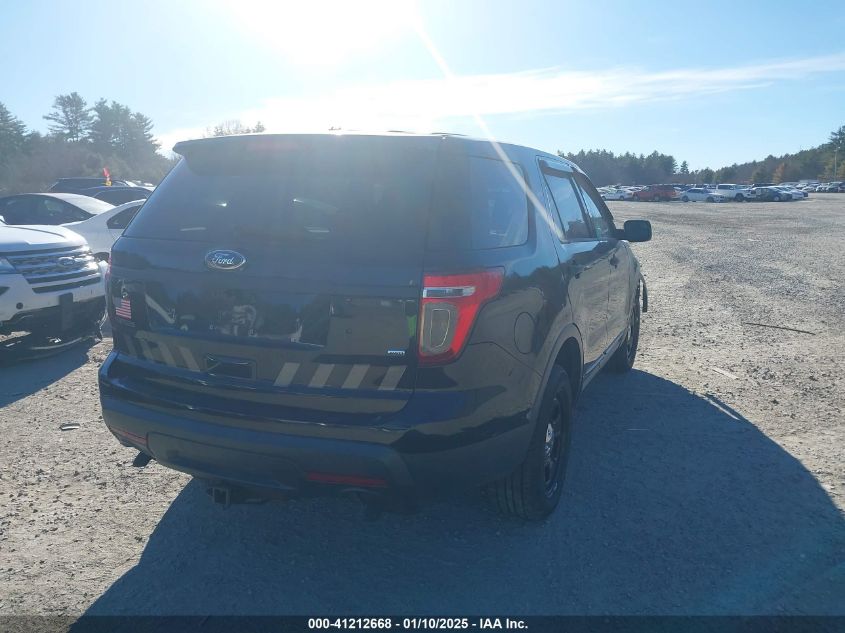 VIN 1FM5K8AR5EGA70938 2014 Ford Utility Police Inte... no.4