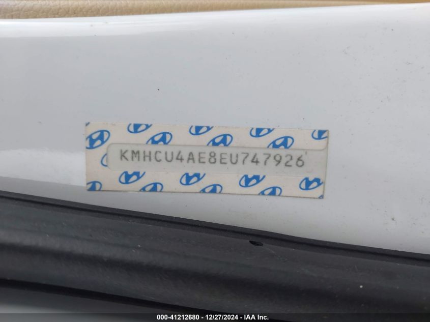 VIN KMHCU4AE8EU747926 2014 HYUNDAI ACCENT no.9