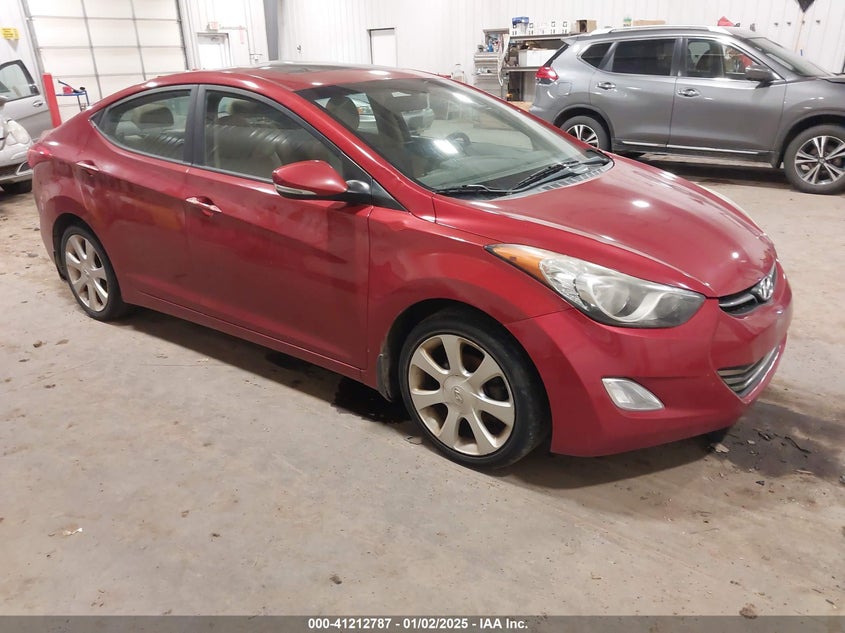 2013 HYUNDAI ELANTRA VIN: KMHDH4AE2DU515264