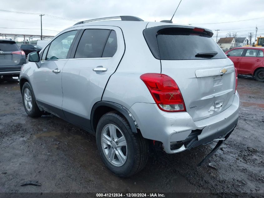 VIN 3GNCJLSB1KL383244 2019 Chevrolet Trax, LT no.3