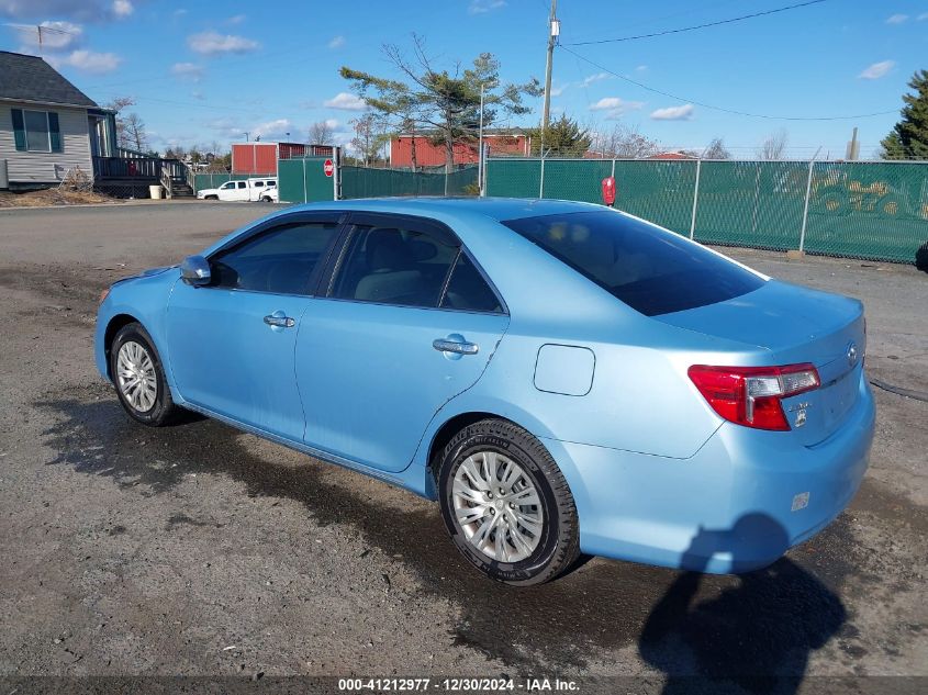 VIN 4T4BF1FK3DR320452 2013 Toyota Camry, LE no.3