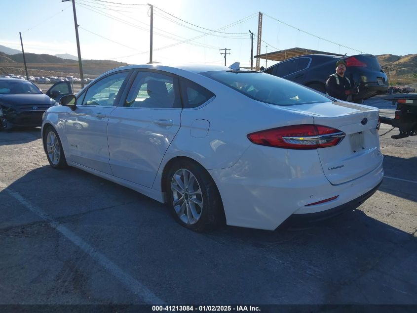 VIN 3FA6P0LU6KR236522 2019 FORD FUSION HYBRID no.3