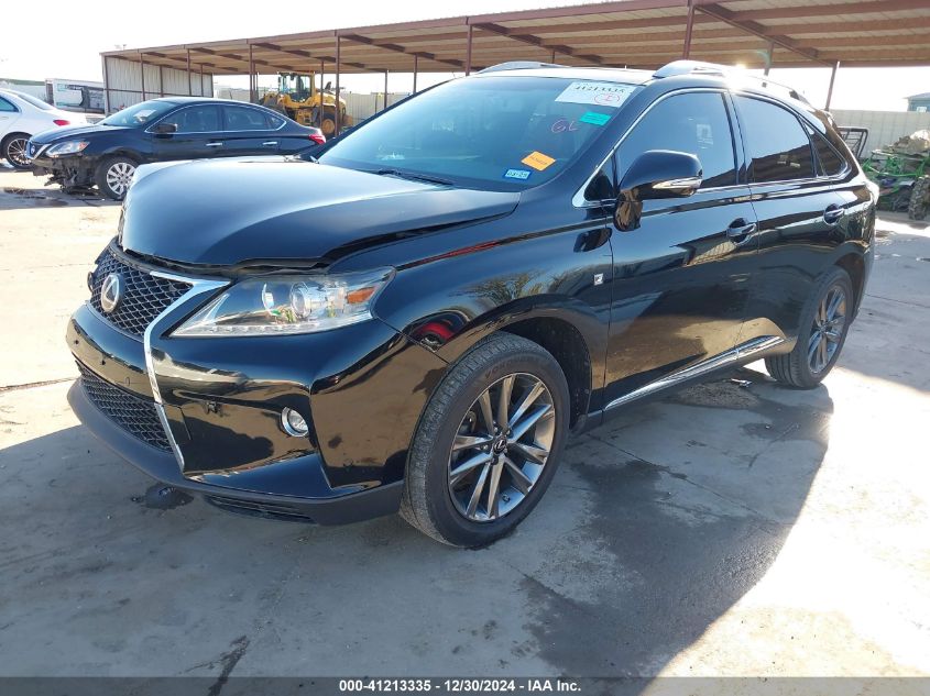 VIN 2T2BK1BA6FC254918 2015 Lexus RX, 350 F Sport no.2