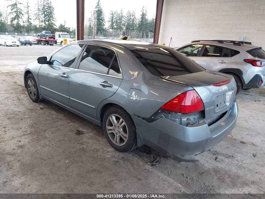 2007 HONDA ACCORD VIN: 1HGCM563X7A058350