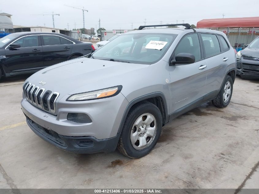 VIN 1C4PJMAB8EW206996 2014 Jeep Cherokee, Sport no.2